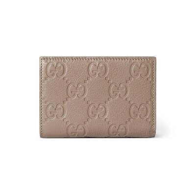 GGエンブレム〕ミディアム ウォレットトープ レザー | GUCCI公式