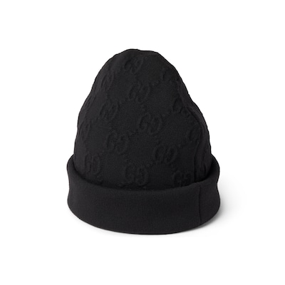 訳あり black in hat jacquard blend wool GG | US GUCCI® 帽子