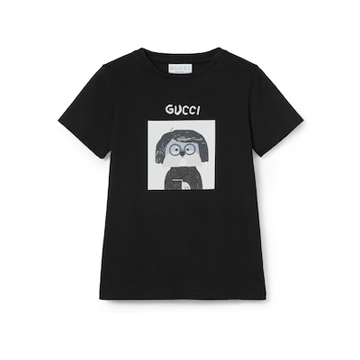 GUCCI グッチチルドレン　Tシャツ チルドレンズ〕プリント コットン Tシャツブラック | GUCCI公式