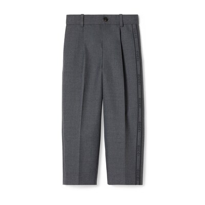 数量限定！在庫処分セール 売り切れ御免 GUCCI スラックスチェックパンツカジュアルパンツ グッチキッズ6 ボトムス・スパッツ