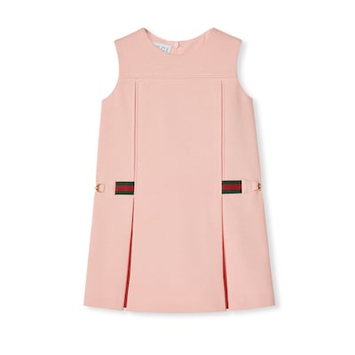 【GUCCI】 ウェブトリムを備えたコットンジャージースカート GUCCI《GGテクニカルジャージー キュロットスカート》DHL 直営店