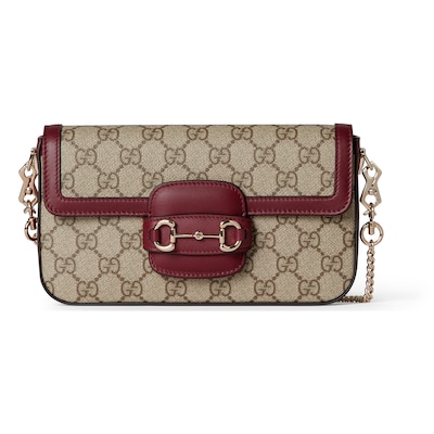 最新のデザイン Gucci Horsebit 1955 Soft small shoulder bag in beige and その他 加工食品