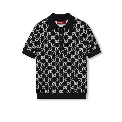 最終値下げ‼︎希少サイズ☆GUCCI☆ヘビ柄ボーダーポロシャツ xs