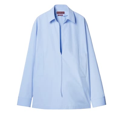 ★SALE★【送料関税無料】GUCCI コットン ポプリン シャツ 816008_Z7ADR_9000_001_100_0000