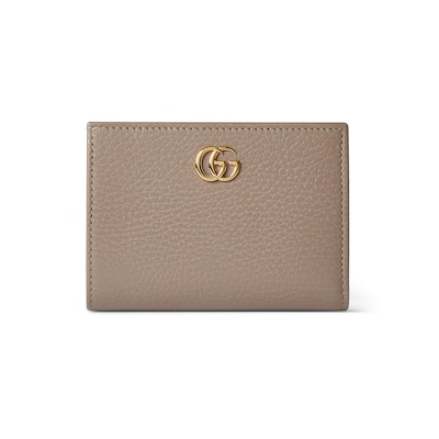 ダブルG ウォレット ピンク インテリアトープ レザー | GUCCI公式 ダブルG ウォレット ピンク インテリアトープ レザー | GUCCI公式