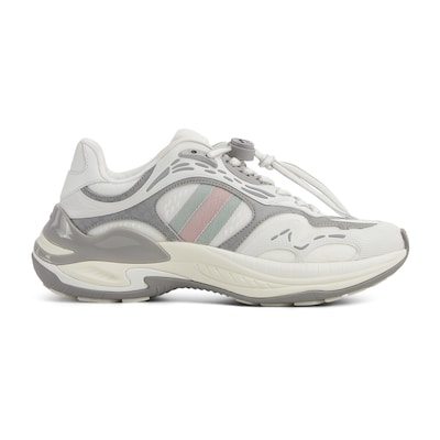 スニーカー GUCCI Woman Sneakers White 785452AADHW 9573 Women's Gucci Ace sneaker with Web in white leather | GUCCI® US