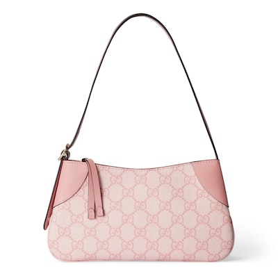 ★GUCCI★関税込♪NEW♪GGエンブレム ミニ ショルダーバッグ GGエンブレム〕スモール ショルダーバッグライトピンク