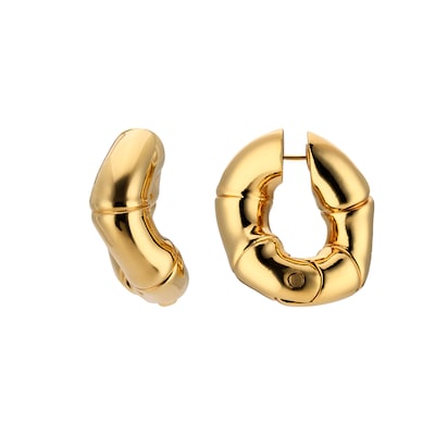 Gucci Bamboo earrings in aluminium with gold-toned finish