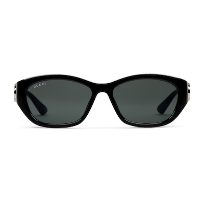 新作★国内発送 GUCCI グッチ サングラス 819560 J1691 Low nose bridge fit rectangular sunglasses in black | GUCCI® SG