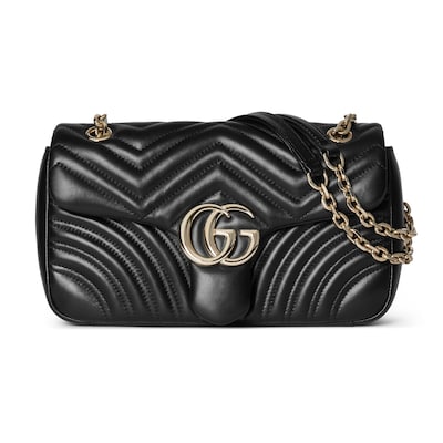 GUCCI - GUCCI ショルダーバッグ 斜めがけ レザー GGマーモント