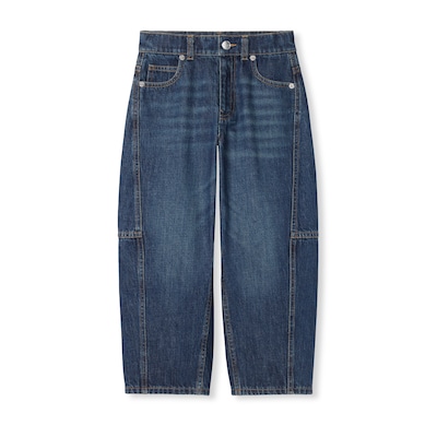 GUCCIチルドレン　デニム　12歳サイズ　レディース Children's denim pants in blue and light blue | GUCCI® US