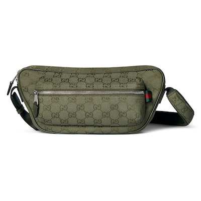 新作【GUCCI】GGキャンバス ラージ スリングバッグ GGキャンバス ラージ スリングバッグフォレストグリーン GG