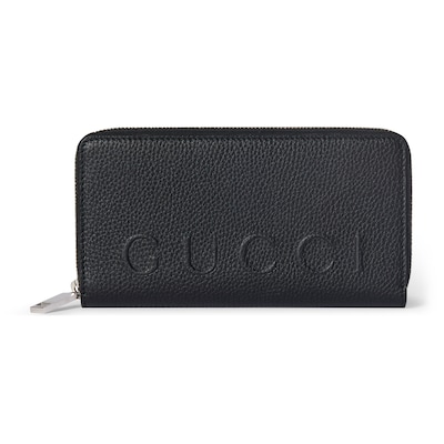 GUCCI ロゴ ジップアラウンドウォレットブラック レザー | GUCCI公式 GUCCI ロゴ ジップアラウンドウォレットブラック レザー | GUCCI公式