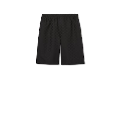 GG キャンバス ショートパンツ GGキャンバス リネン ブレンド ショートパンツブラック | GUCCI公式