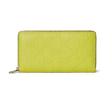 すぐ届く!【GUCCI】ブロンディ ジップアラウンドウォレット バンブー付き ジップアラウンドウォレットブラック レザー