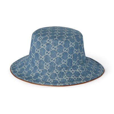 GUCCI デニム柄 カチューシャ グッチ GUCCI デニム カチューシャ
