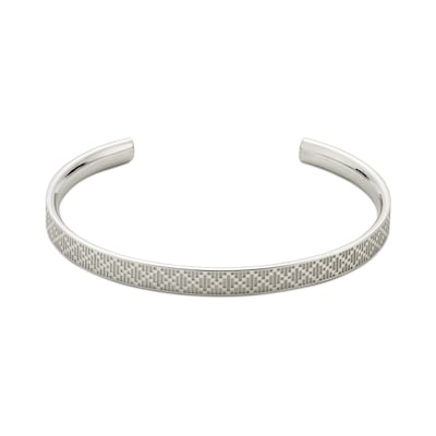 【Gucci】 GG Marmontフラワースターリングシルバーブレスレット グッチ GUCCI GGマーモント ダブルG フラワー ブレスレット