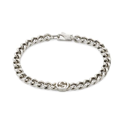 GUCCI インターロッキング シルバーアクセサリー ブレスレット17正規品美品 774054-j8400-l-cya.jpg
