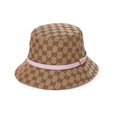 Gucci バケットハット ベージュ GGパターン 裏起毛 キャンバス グッチ Gucci バケットハット ベージュ GGパターン 裏起毛 キャンバス