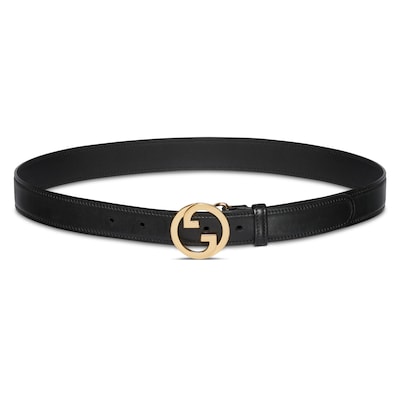 グッチ GUCCI レザー ベルト ブラック ゴールド金具 ON398 GUCCI - グッチ GUCCI レザー ベルト ブラック ゴールド金具