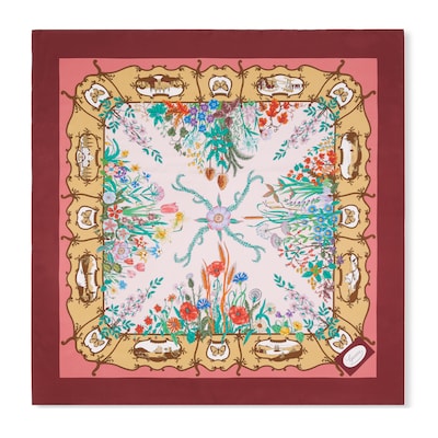 GUCCI ダークグレー スカーフ チェーンパターン グッチ GUCCI GUCCI ストール 165904 3G646 GGロゴ ジャガード