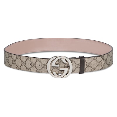 必見　詳細確認　新品★GUCCI　ベルト　2154.800910212 ダブルG シャイニーバックル ワイド ベルトブラック レザー