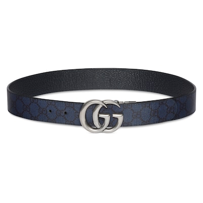 【関税＆送料込み】Gucci Gg Marmont Reversible Belt GG Marmont reversible belt in black leather | GUCCI® US