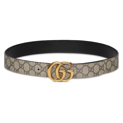 【GUCCI】WBELT REV W20 T.GG MARMONT◆65941692TIC GG Marmont reversible belt in black leather | GUCCI® PL