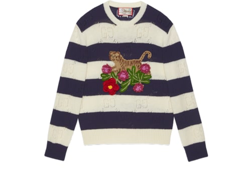 Gucci striped tiger sweater online