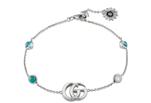 ブレスレット Gucci Pearl Bracelet Gucci Interlocking pearl bracelet in light gold-toned brass