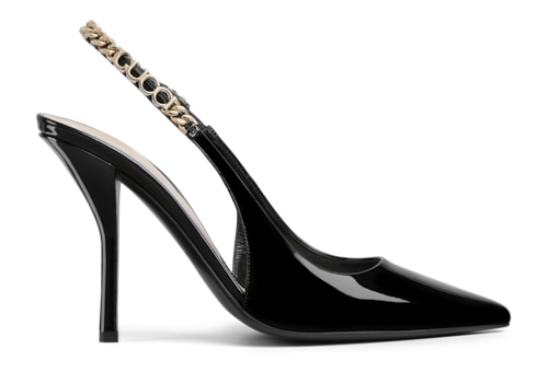 【関税＆送料込み】Gucci Gucci Signoria Slingback Pumps Gucci Signoria slingback pump in Rosso Ancora patent leather