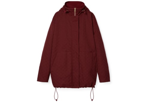 ブルゾン Gucci Two-Tone Wool Blend Padded Jacket GG linen blend canvas jacket in beige and blue | GUCCI® US