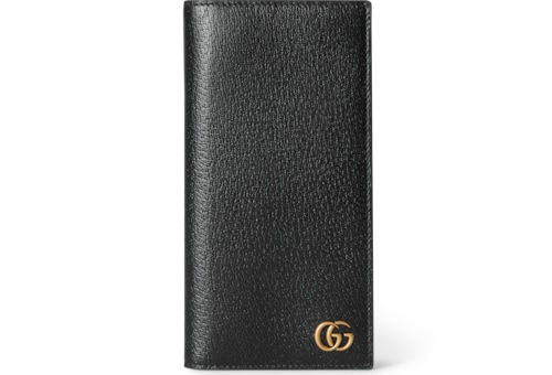 ★GUCCI★ GG Marmont Matelasse Long Wallet Top 443123DTDHD15 GG Marmont zip around wallet in black leather | GUCCI® US
