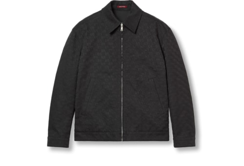 ジャケット GUCCI Black stretch polyester jacket (781370Z8BSA 1000) Gucci Black Stretch Polyester Jacket – LOZURI®