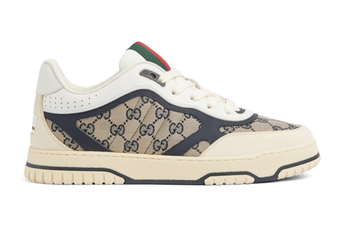 グッチ RE-WEB スニーカー Men's Gucci Re-Web sneaker in light beige canvas | GUCCI® US
