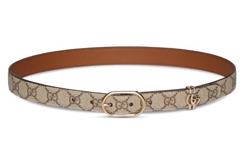 GUCCI GGパターン ベルト ブラウン/ベージュ 希少モデル⭐️GUCCI GGパターン ベルト ブラウン/ベージュ