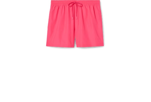 Technical poplin swim short in Pink Ready-to-wear | GUCCI® SI