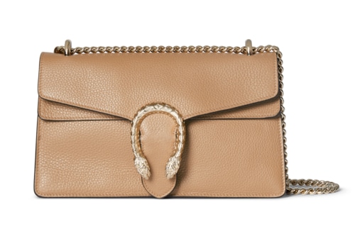 Dionysus medium shoulder bag in Beige Leather | GUCCI® SI