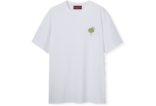 Cotton jersey T-shirt with embroidery in White Ready-to-wear