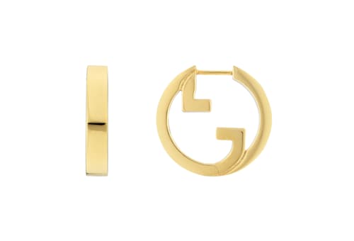 Gucci Blondie hoop earrings in Undefined Gold-toned metal