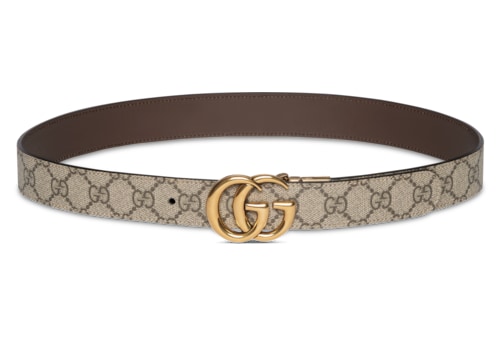 ベルト Gucci Gg Supreme Fabric Gg Marmont Reversible Belt GG Marmont reversible belt in black GG Supreme | GUCCI® US