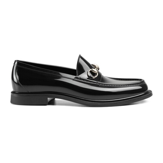 horsebit rubber loafer