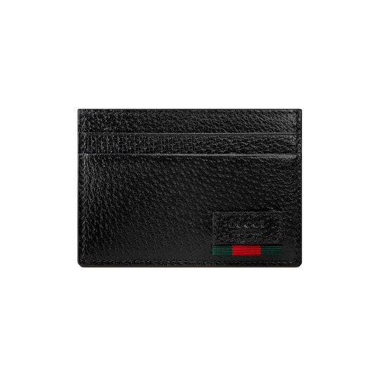 Leather money clip with  Gucci Men's Wallets & Small Accessories