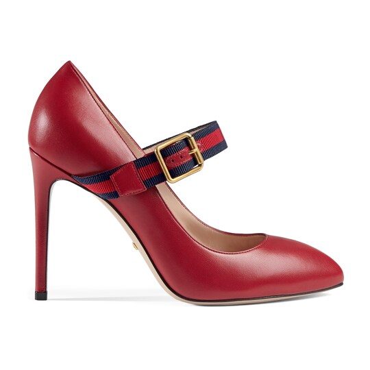 sylvie leather pump gucci