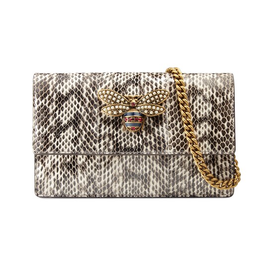 snakeskin mini bag