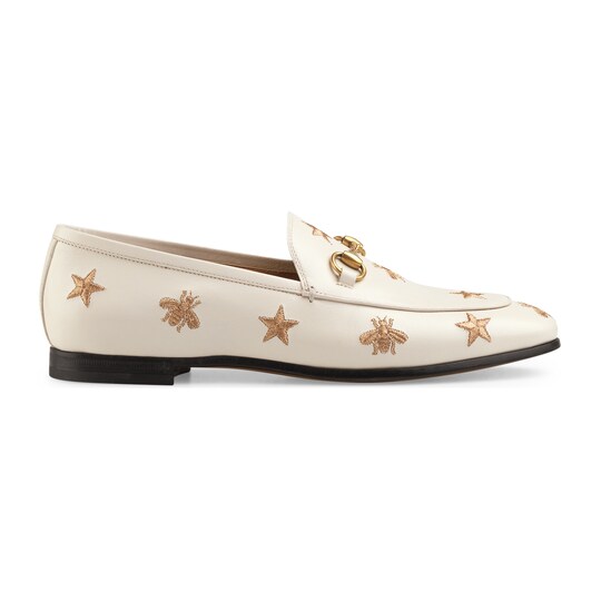 jordaan embroidered leather loafers
