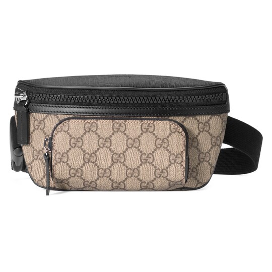 Gg Supreme Belt Bag In Beige Ebony Canvas A Material Gg Supreme Belt Bag