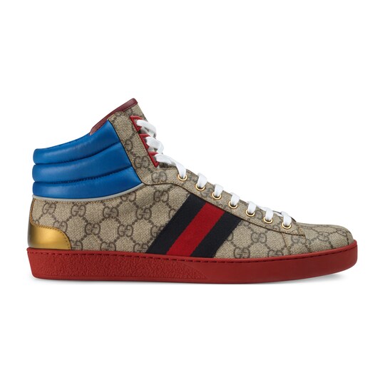 gucci ace high top black