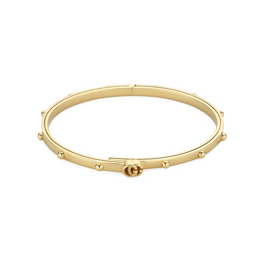 Gg Running Bracelet In Yellow Gold 18k Gucci Fine Gg Running Bracelet In Yellow Gold