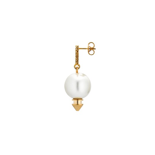 Bee Earrings With Crystals Gucci For Women 489894j1d518062 Interlocking G Earrings With Pearl